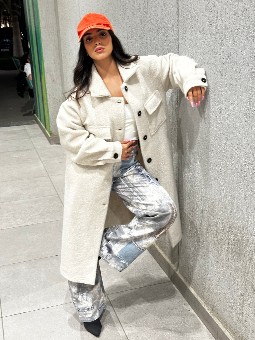 Teddy Bear Long Fur Coat